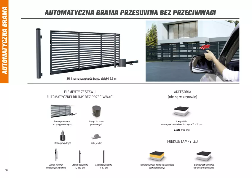 Gazetka promocyjna Obi - Gazetka OBI - ważna 01.10.2022 do 30.09.2023 - strona 36 - produkty: Lampa, Lampa LED, Rama, Rolki, Słupek, Wagi