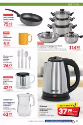 Gazetka promocyjna Makro - [Oferta promocyjna] Artykuły spożywcze i przemysłowe - Gazetka - ważna od 07.02 do 07.02.2022 - strona 21 - produkty: Dzbanek filtrujący, Por, Dzbanek, Zaparzacz, Czajnik, Kuchnia, Kubek, Patelnia