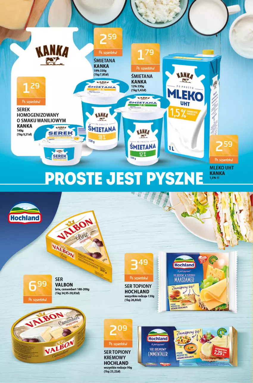 Gazetka promocyjna ABC - Gazetka - ważna 05.11 do 18.11.2021 - strona 2 - produkty: Brie, Camembert, Hochland, Ser, Ser topiony, Serek, Serek homogenizowany, Top