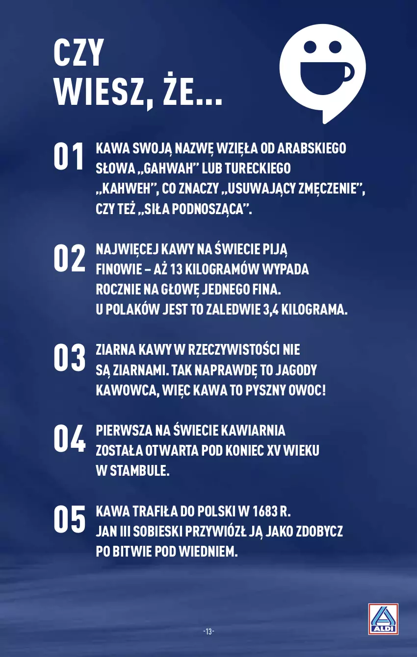 Gazetka promocyjna Aldi - Poznaj świat naszych kaw - ważna 27.01 do 01.02.2025 - strona 13 - produkty: Gra, Jagody, Kawa, Rama