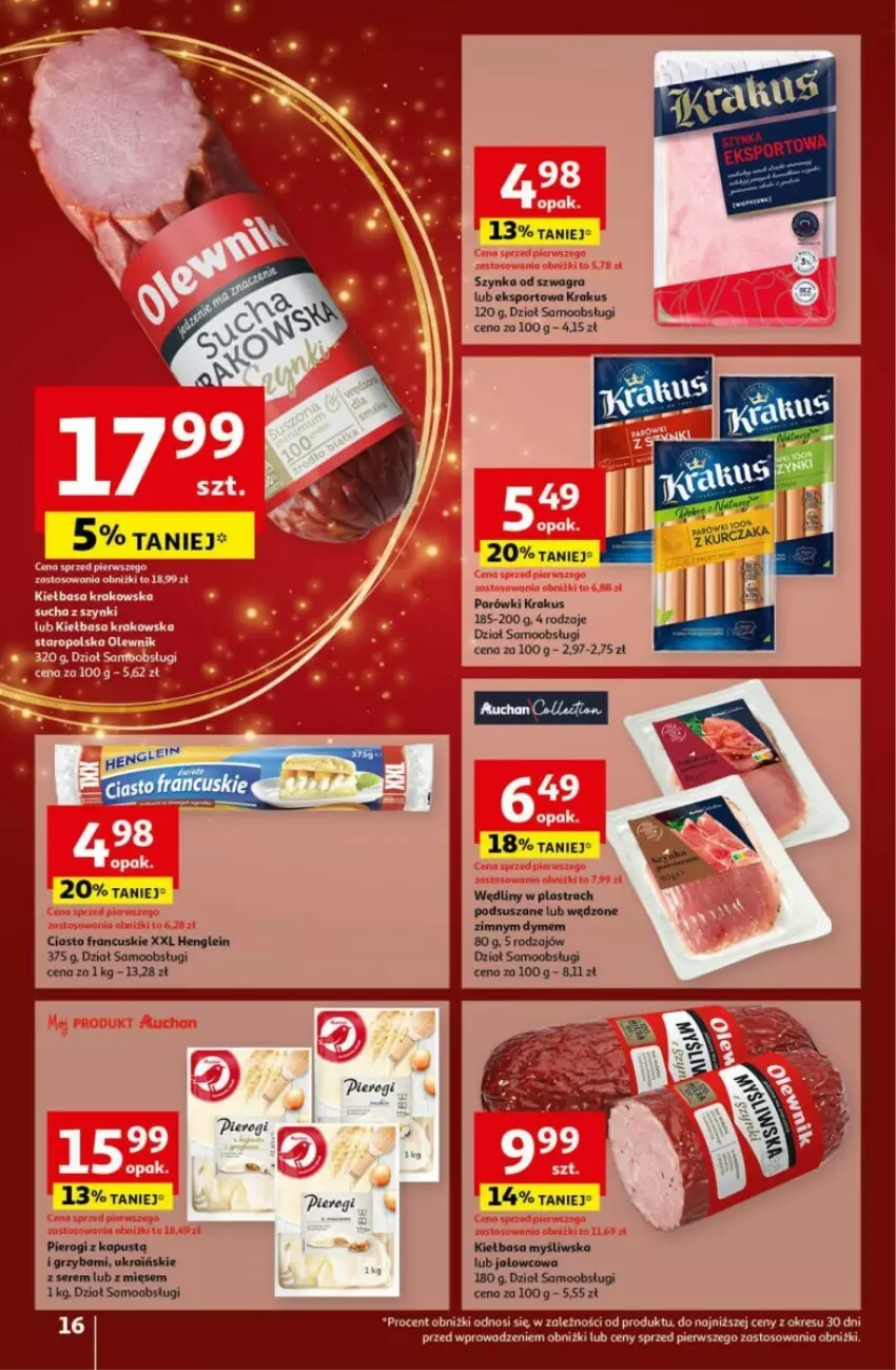 Gazetka promocyjna Auchan - ważna 19.12 do 24.12.2024 - strona 10 - produkty: Ciasto francuskie