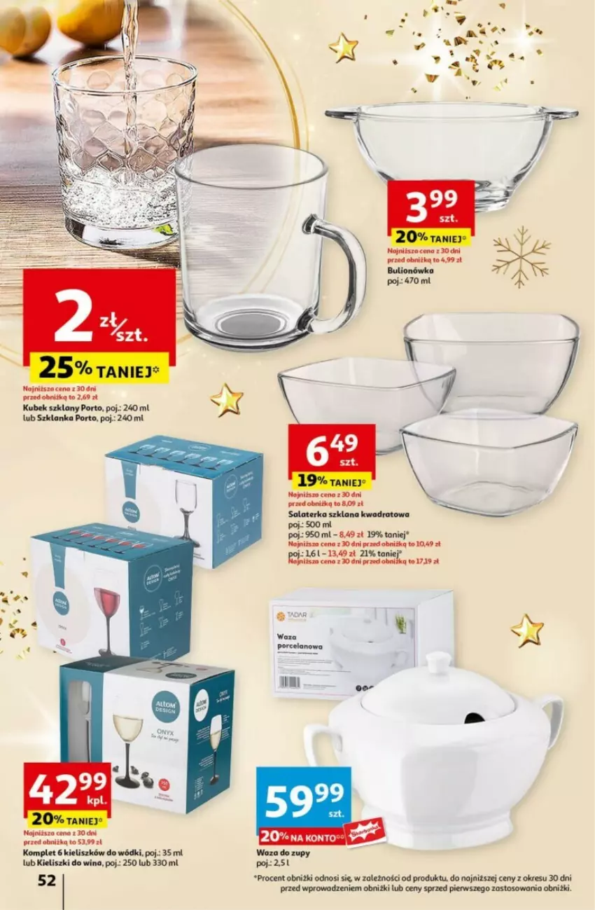 Gazetka promocyjna Auchan - ważna 19.12 do 24.12.2024 - strona 57 - produkty: Bulion, Kubek, LANA, Lion, Por, Salaterka, Szklanka