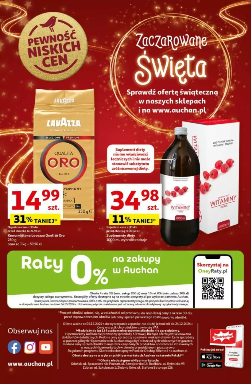 Gazetka promocyjna Auchan - ważna 19.12 do 24.12.2024 - strona 61 - produkty: Fa, Gra, Suplement diety, Znicz