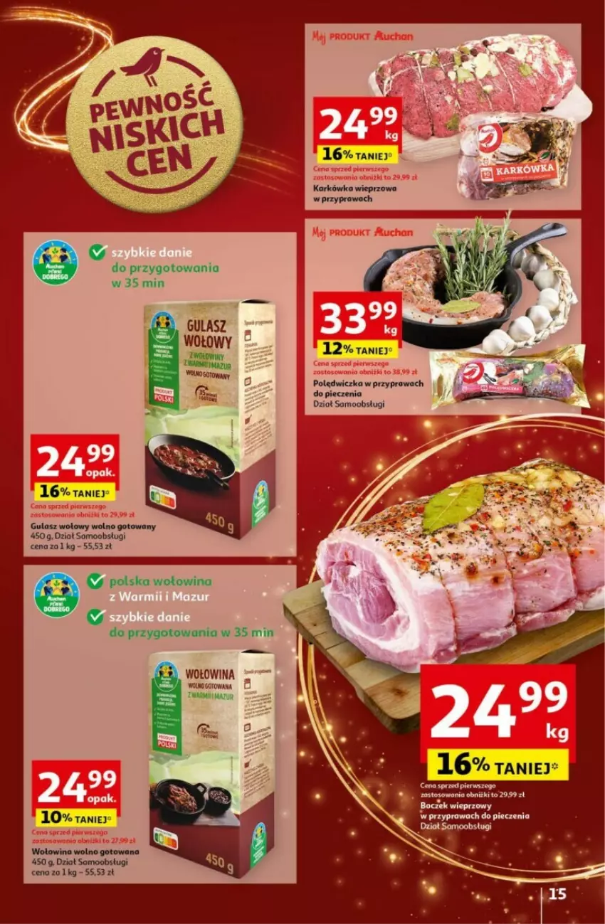 Gazetka promocyjna Auchan - ważna 19.12 do 24.12.2024 - strona 9 - produkty: Piec