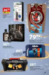 Gazetka promocyjna Auchan - Gazetka - ważna od 24.12 do 24.12.2024 - strona 33 - produkty: Zestaw prezentowy, Krem do golenia, Old Spice, Dezodorant, Płyn micelarny, Stojak, Maskara, Fusion, Szynka, Pomada, Kredka, Woda kolońska, Gillette, Maszynka, Maszynka do golenia, Woda, Pędzel do golenia, Maska