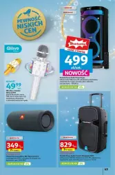 Gazetka promocyjna Auchan - Gazetka - ważna od 24.12 do 24.12.2024 - strona 47 - produkty: Por, JBL, Głośnik, Mikrofon, Power audio, Głośnik bluetooth, Manta, Akumulator