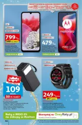 Gazetka promocyjna Auchan - Gazetka - ważna od 24.12 do 24.12.2024 - strona 48 - produkty: Por, Amol, Motorola, Kosz, Pasek, Smartwatch, Monitor, Bateria, Powerbank, Gala, Manta, Orka, PLATINET, Smartfon