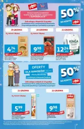 Gazetka promocyjna Auchan - Gazetka - ważna od 24.12 do 24.12.2024 - strona 62 - produkty: Ciasto francuskie, Inka, Cukier, Prosciutto, Szynka, Cukier trzcinowy, Woda, Napój