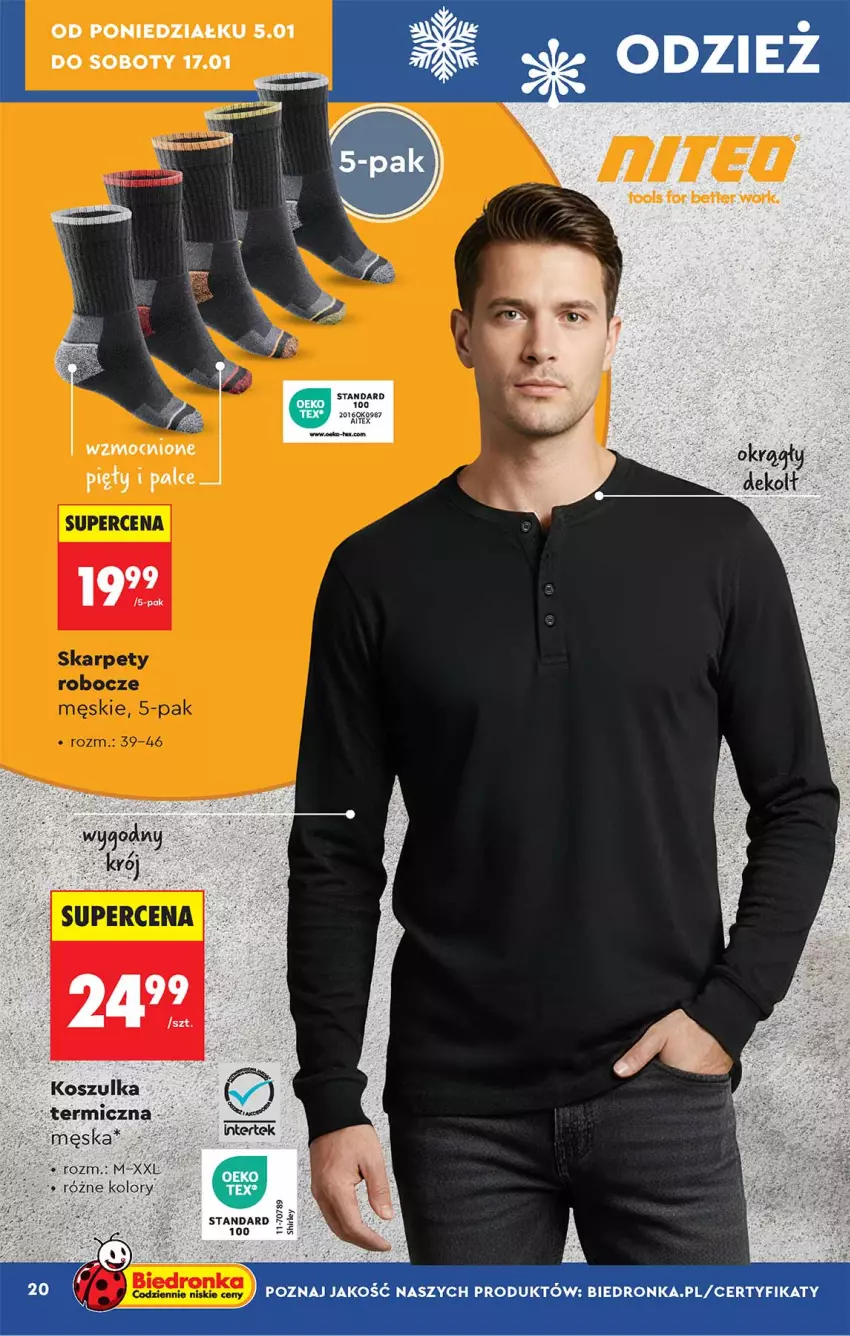 Gazetka promocyjna Biedronka - Okazje Tygodnia - ważna 05.01 do 17.01.2026 - strona 20 - produkty: Kosz, SEKO