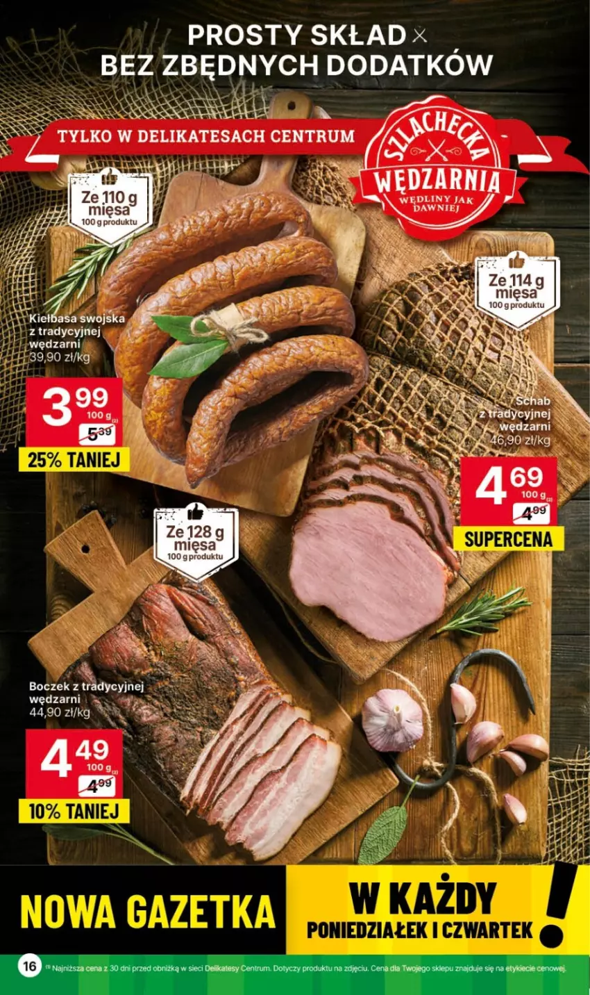 Gazetka promocyjna Delikatesy Centrum - Gazetka DC40 czw-sr - ważna 12.10 do 18.10.2023 - strona 16 - produkty: Boczek, Rum