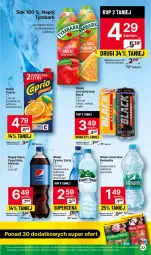 Gazetka promocyjna Delikatesy Centrum - Gazetka DC40 czw-sr - Gazetka - ważna od 18.10 do 18.10.2023 - strona 33 - produkty: Sok, Mus, Napój energetyczny, Pepsi max, Mirinda, Lack, Pepsi, Tymbark, Woda mineralna, Woda, Mango, Napój
