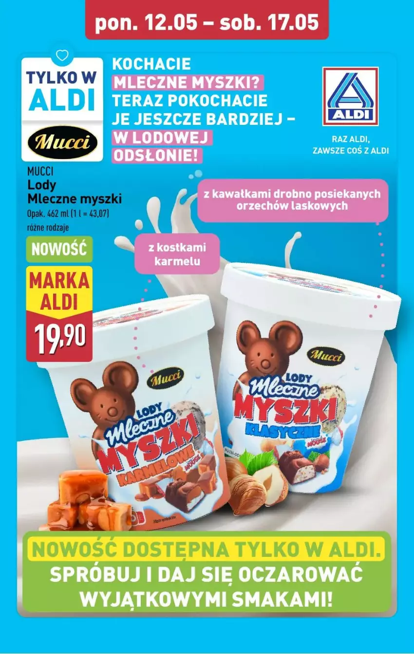 Gazetka promocyjna Aldi - ważna 12.05 do 17.05.2025 - strona 26 - produkty: Lody, Mysz