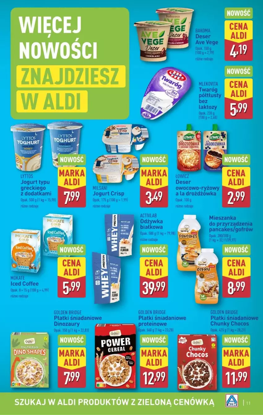 Gazetka promocyjna Aldi - ważna 12.05 do 17.05.2025 - strona 3 - produkty: Danio, Deser, Dinozaur, Jogurt, Ryż, Ser, Twaróg