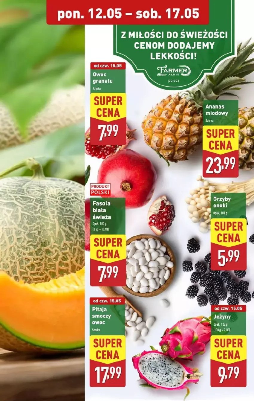 Gazetka promocyjna Aldi - ważna 12.05 do 17.05.2025 - strona 36 - produkty: Ananas, Gra, Granat, Grzyby
