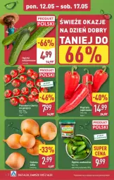 Gazetka promocyjna Aldi - Gazetka - ważna od 17.05 do 17.05.2025 - strona 12 - produkty: Cebula, Szpic, Pomidory