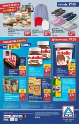 Gazetka promocyjna Aldi - Gazetka - ważna od 17.05 do 17.05.2025 - strona 35 - produkty: Nutella, Por, Gra, Buty, Mięsne specjały, Kawa mielona, Kawa, O nas, Pojemnik, Lody, Leon, Lavazza, Fa