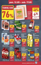 Gazetka promocyjna Aldi - Gazetka - ważna od 17.05 do 17.05.2025 - strona 38 - produkty: Ketchup, Sos, Ser, Koc, Isla, Kindziuk, Bell, Golden Seafood, Szynka, Pesto, Szprot, Boczek, Bella, Pudliszki, Olej, Pomidory