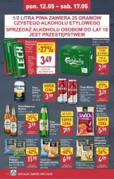 Gazetka promocyjna Aldi - Gazetka - ważna od 17.05 do 17.05.2025 - strona 8 - produkty: Piwa, Piwo, Gra, Orzeszki, Warka, Carlsberg, Przysnacki, Orzeszki ziemne, Lech Premium, Fa