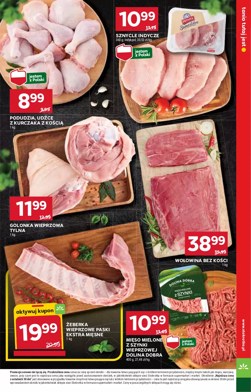 Gazetka promocyjna Stokrotka - Market - ważna 29.04 do 07.05.2025 - strona 7 - produkty: Golonka wieprzowa, Kurczak, Mięso, Mięso mielone, Mięso mielone z szynki, Owoce, Tut Tut, Warzywa, Wołowina, Wołowina bez kości