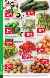 Gazetka promocyjna Stokrotka - Market - Gazetka - ważna od 07.05 do 07.05.2025 - strona 8 - produkty: Piec, Cebula, Warzywa, Por, Gra, Ziemniaki, Sałat, Winogrona, Limonka, Owoce, Wino, Grill, Pomidory, Mięso