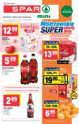 Gazetka promocyjna Spar - Spar-Mini - Gazetka - ważna od 19.02 do 19.02.2025 - strona 1 - produkty: Piwo, Praliny, Raffaello, Coca-Cola, Carlsberg, Napój gazowany, Ferrero, Harnaś, Napój, Fa