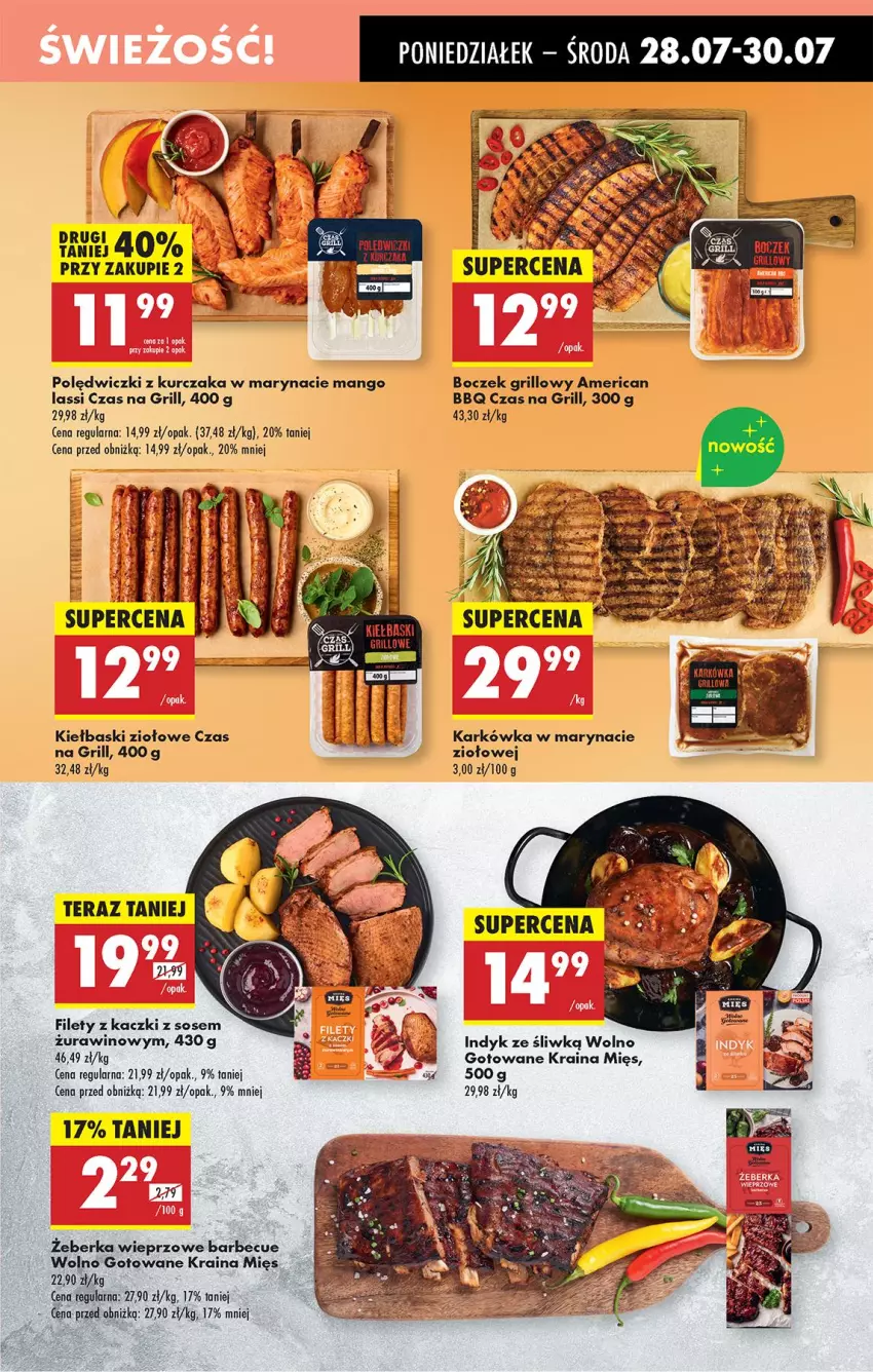 Gazetka promocyjna Biedronka - Od Poniedziałku - ważna 28.07 do 02.08.2025 - strona 31 - produkty: Boczek, Grill, Kurczak, Mango, Polędwiczki z kurczaka, Sos, Tera, Wino
