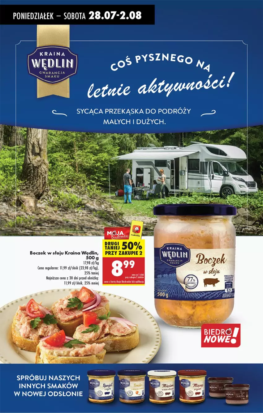 Gazetka promocyjna Biedronka - Od Poniedziałku - ważna 28.07 do 02.08.2025 - strona 46 - produkty: Boczek