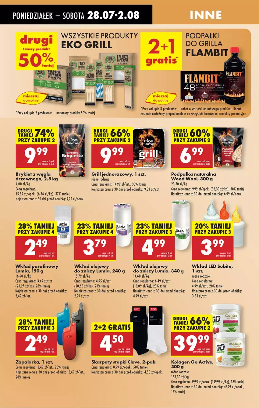 Gazetka promocyjna Biedronka - Od Poniedziałku - ważna 28.07 do 02.08.2025 - strona 78 - produkty: Gra, Grill, Karp, Kolagen, Olej, Por, Top, Wkład olejowy, Zapalarka, Znicz