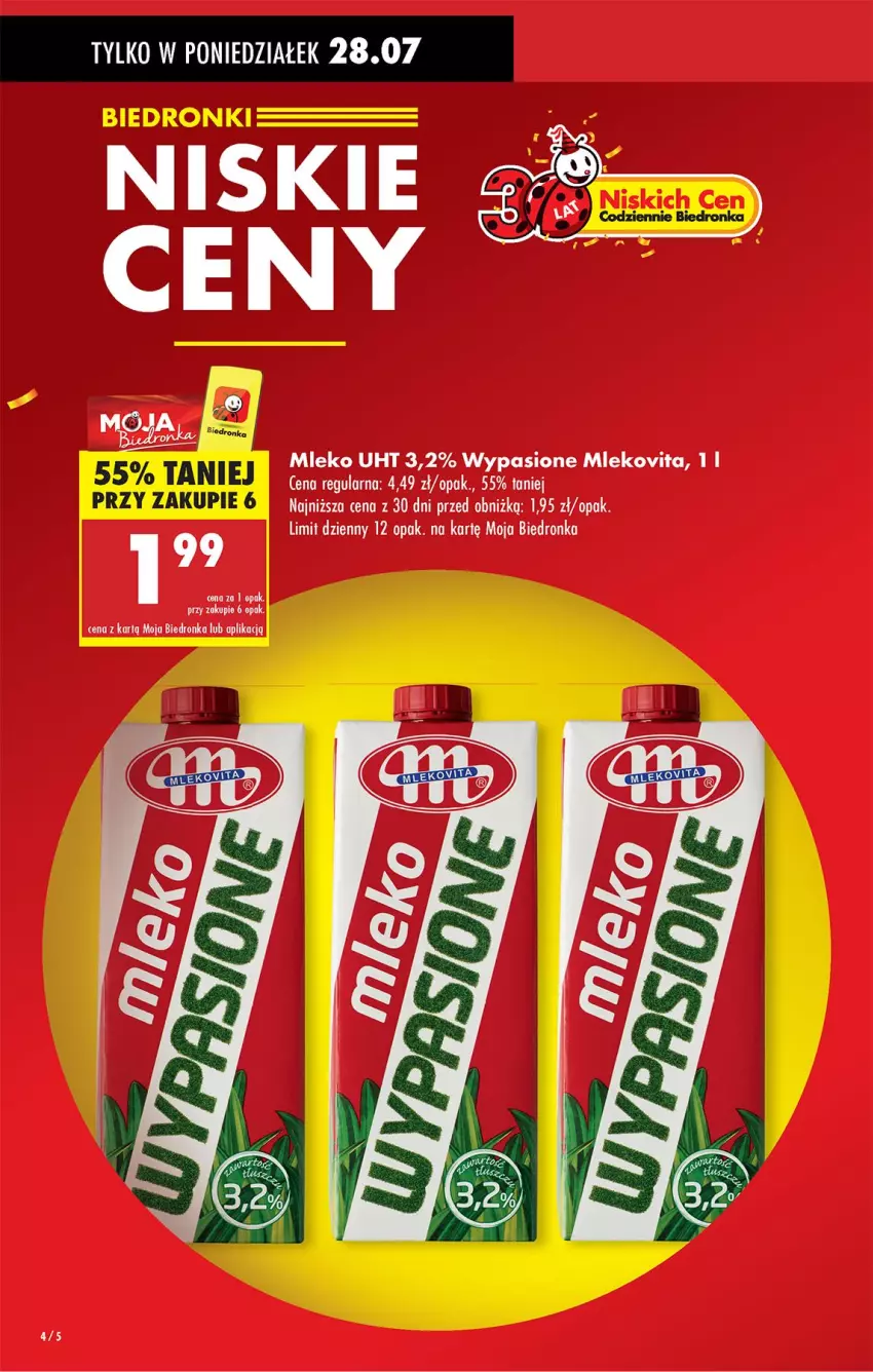 Gazetka promocyjna Biedronka - Od Poniedziałku - ważna 28.07 do 02.08.2025 - strona 8 - produkty: Fa, Mleko, Mlekovita