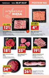 Gazetka promocyjna Biedronka - Od Poniedziałku - Gazetka - ważna od 02.08 do 02.08.2025 - strona 30 - produkty: Mięso mielone, Stek, Tera, Tusz, Udziec wołowy, Boczek, Mięso, Boczek wieprzowy