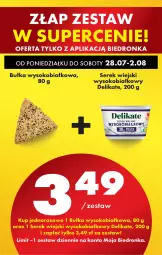 Gazetka promocyjna Biedronka - Od Poniedziałku - Gazetka - ważna od 02.08 do 02.08.2025 - strona 4 - produkty: Serek wiejski, Sok, Ser, Serek