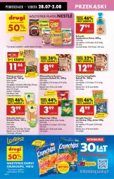 Gazetka promocyjna Biedronka - Od Poniedziałku - Gazetka - ważna od 02.08 do 02.08.2025 - strona 58 - produkty: Pistacje, Cheetos, Top, Ser, Gra, Papryka, Grissini, Chipsy, Mieszanka nerkowiec, Bułeczki, Chrupki, Pizza, Crunchips, Danio, Chleb