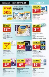 Gazetka promocyjna Biedronka - Od Poniedziałku - Gazetka - ważna od 02.08 do 02.08.2025 - strona 74 - produkty: Papier, Bell, Tera, Tampony, Papier toaletowy, Leon, Ręcznik, Rolki, Chusteczki, Always, Podpaski, Bella, Ręczniki papierowe, Wkładki, O.B., Always Ultra