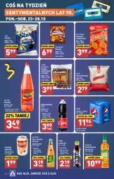 Gazetka promocyjna Aldi - Pełna oferta - Gazetka - ważna od 28.10 do 28.10.2023 - strona 18 - produkty: Sok, Ryż, Chrupki, Pepsi, Oranżada, Hellena, Napój gazowany, Syrop, Wyborowa, Precelki, Napój, Herbapol