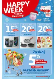 Gazetka promocyjna Auchan - Magia stołu wigilijnego Hipermarkety - Gazetka - ważna od 24.12 do 24.12.2021 - strona 3 - produkty: Papier, Głośnik, Artykuły spożywcze, LG
