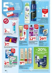 Gazetka promocyjna Auchan - Magia stołu wigilijnego Hipermarkety - Gazetka - ważna od 24.12 do 24.12.2021 - strona 30 - produkty: Zestaw prezentowy, Koc, Pantene, Listerine, Discreet, Wella, Szynka, Płyn do płukania, Chusteczki, Płatki kosmetyczne, Szampon, Maszynka, Odżywka, Pianka do włosów, Wkładki, Antyperspirant, Nivea, Lakier, Fa