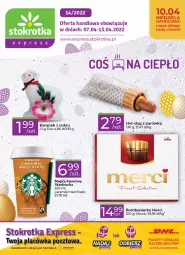 Gazetka promocyjna Stokrotka - Stokrotka Express - Gazetka - ważna od 13.04 do 13.04.2022 - strona 1 - produkty: Chia, Palma, Dada, Napój, Merci
