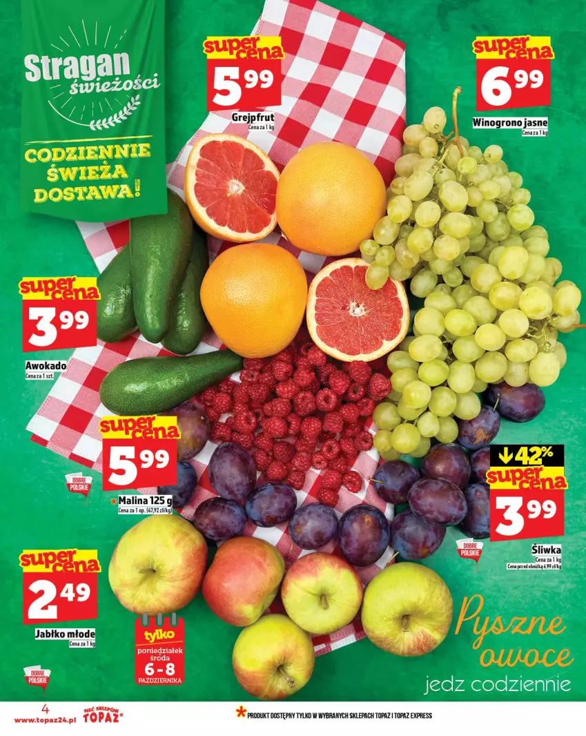 Gazetka promocyjna Topaz - Gazetka - ważna 02.10 do 08.10.2025 - strona 4 - produkty: Top
