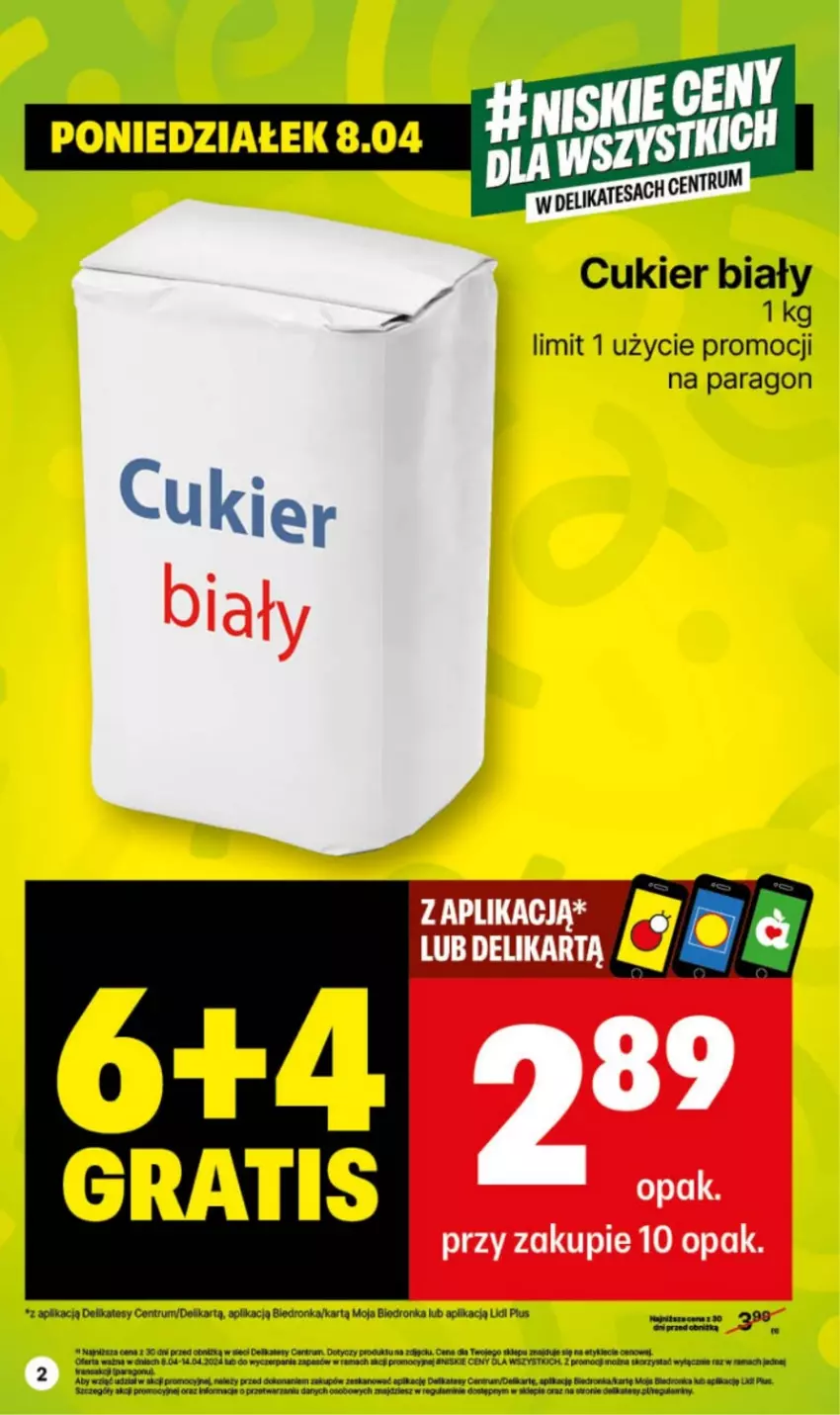 Gazetka promocyjna Delikatesy Centrum - NOWA GAZETKA Delikatesy Centrum od 8 kwietnia! 8-14.04.2024 - ważna 08.04 do 14.04.2024 - strona 2 - produkty: Brit, Cukier, Fa, Rama, Rum