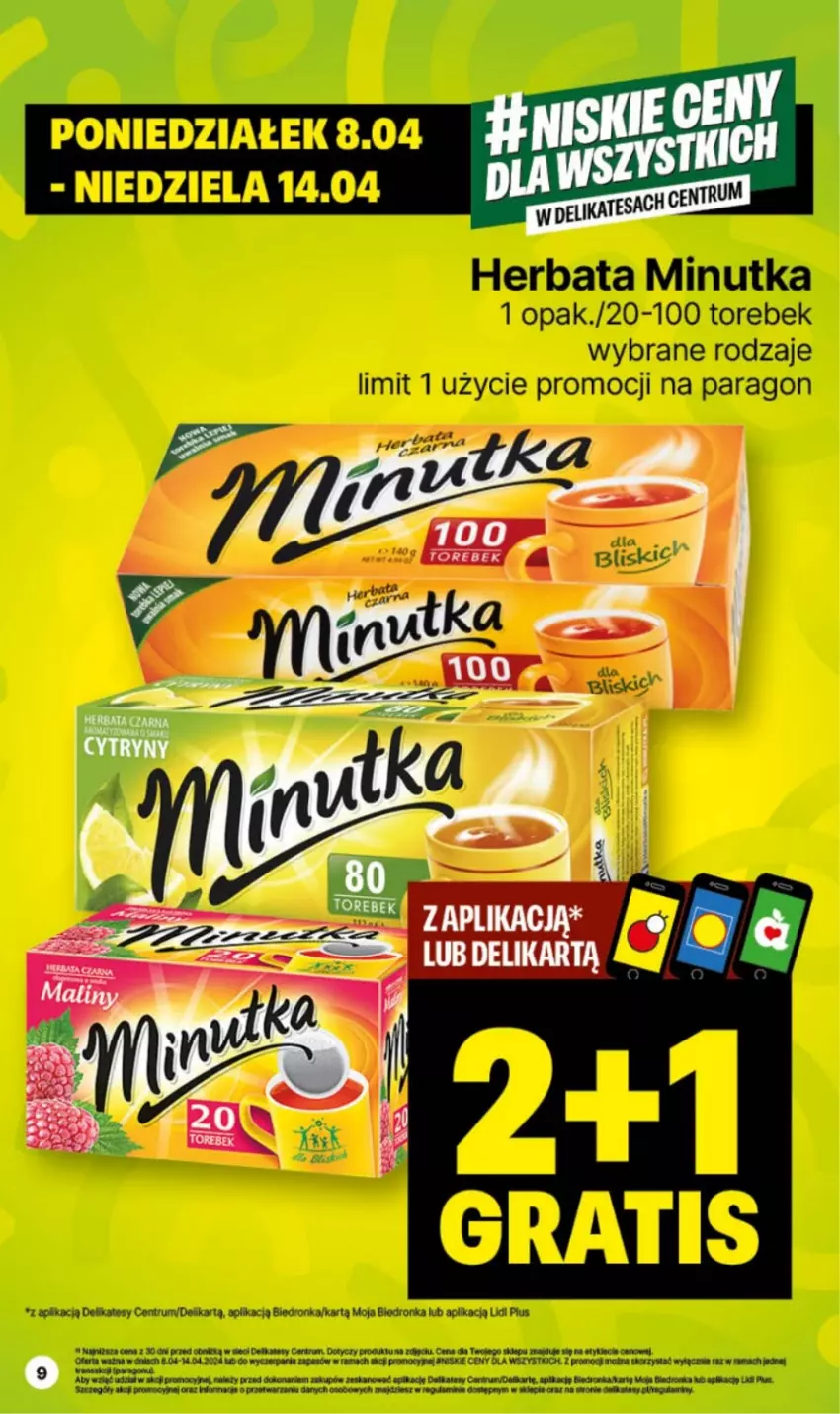 Gazetka promocyjna Delikatesy Centrum - NOWA GAZETKA Delikatesy Centrum od 8 kwietnia! 8-14.04.2024 - ważna 08.04 do 14.04.2024 - strona 9 - produkty: Herbata, Rama, Rum