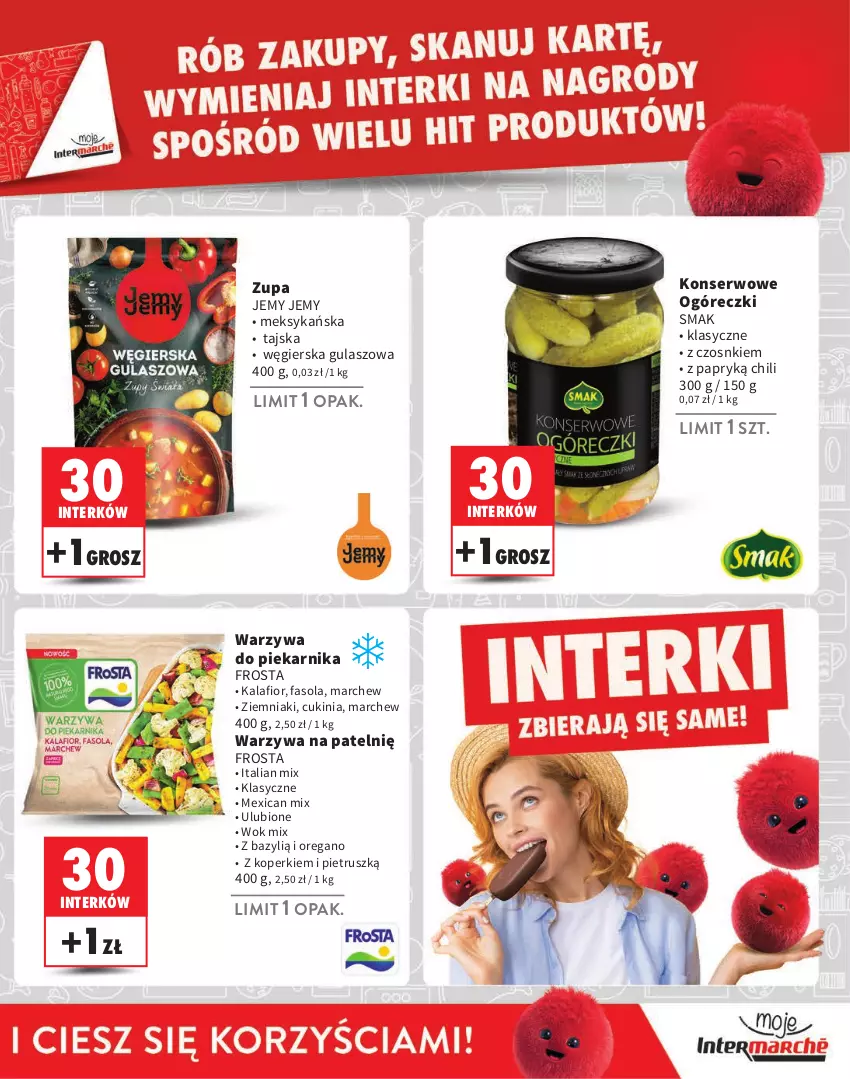 Gazetka promocyjna Intermarche - ważna 01.08 do 31.10.2024 - strona 13 - produkty: Bazyl, Fa, Fasola, Frosta, Kalafior, Piekarnik, Ser, Warzywa, Ziemniaki, Zupa