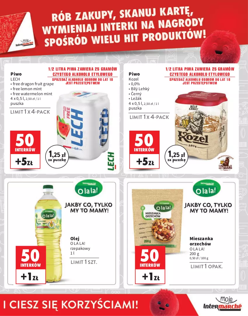 Gazetka promocyjna Intermarche - ważna 01.08 do 31.10.2024 - strona 17 - produkty: Gra, Kozel, Melon, Olej, Piwa, Piwo