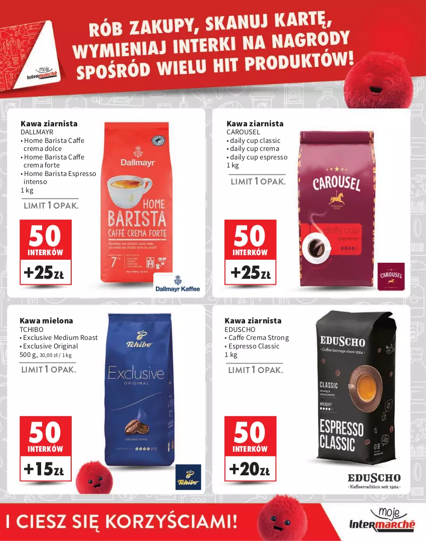 Gazetka promocyjna Intermarche - ważna 01.08 do 31.10.2024 - strona 19 - produkty: Dallmayr, Gin, Kawa, Kawa mielona, Kawa ziarnista, Tchibo