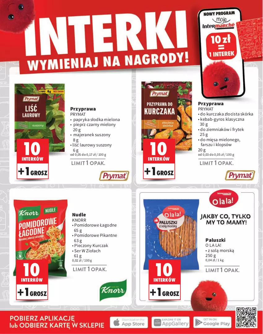 Gazetka promocyjna Intermarche - ważna 01.08 do 31.10.2024 - strona 4 - produkty: Fa, Gyros, Kebab, Knorr, Kurczak, Laur, Papryka, Papryka słodka, Piec, Pieprz, Prymat, Ser