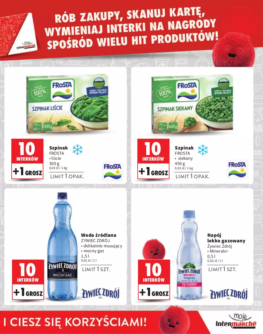 Gazetka promocyjna Intermarche - ważna 01.08 do 31.10.2024 - strona 5 - produkty: Frosta, LANA, Mus, Napój, Szpinak, Woda