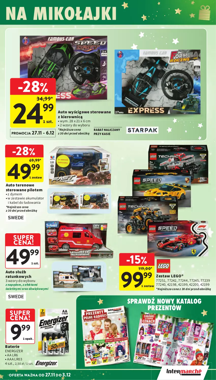 Gazetka promocyjna Intermarche - Gazetka promocyjna - ważna 27.11 do 03.12.2025 - strona 18 - produkty: Akumulator, Energizer, LEGO