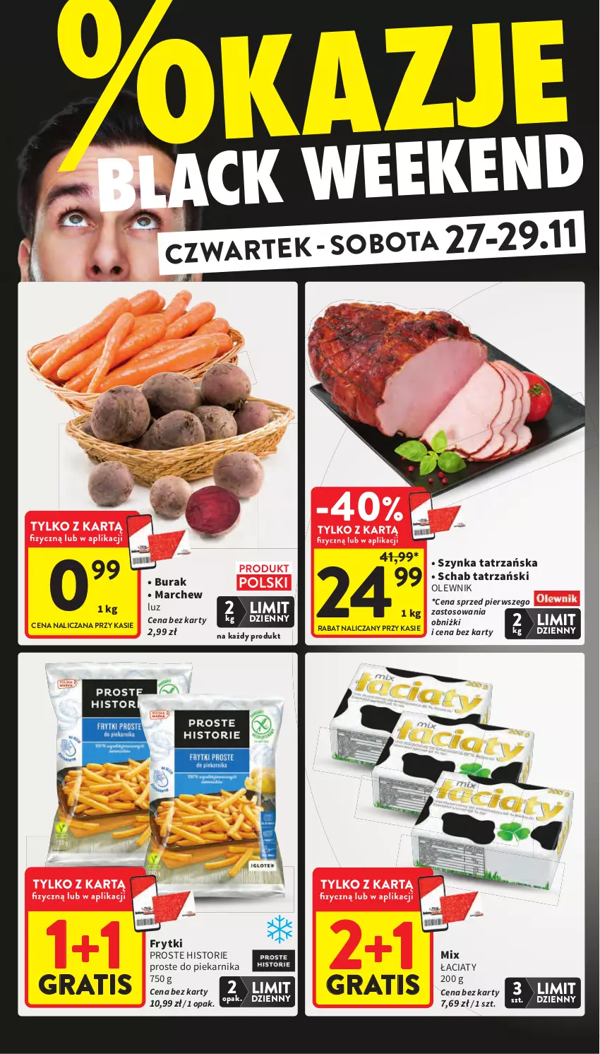 Gazetka promocyjna Intermarche - Gazetka promocyjna - ważna 27.11 do 03.12.2025 - strona 7 - produkty: Frytki, Gra, Olewnik, Piekarnik, Szynka