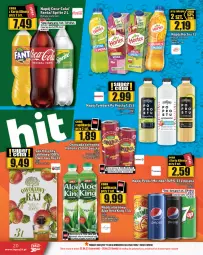 Gazetka promocyjna Topaz - Gazetka - Gazetka - ważna od 28.06 do 28.06.2023 - strona 20 - produkty: Top, Sok, Gin, BIC, 7up, Mirinda, Coca-Cola, Pepsi, Oranżada, Aloe vera, Hellena, Fanta, Sprite, Napój, Fa