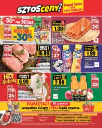 Gazetka promocyjna Topaz - Gazetka - Gazetka - ważna od 28.06 do 28.06.2023 - strona 24 - produkty: Kurczak, Top, Sok, Koc, Jogurt, Coca-Cola, Tusz, Napój jogurtowy, Sok jabłkowy, Schab wieprzowy, Cappy, Waga, Napój, Olej