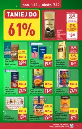 Gazetka promocyjna Aldi - Pełna oferta - Gazetka - ważna od 07.12 do 07.12.2025 - strona 17 - produkty: Tchibo, Kawa rozpuszczalna, Kawa ziarnista, Dallmayr, Kawa mielona, Kawa, Miód, Syrop, Brzoskwinie, Lavazza, Mocca Fix Gold, Cappuccino, Jacobs, Woseba, Syropy, Milka